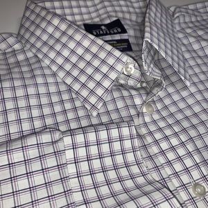 Stafford Dress Shirt Long Sleeve Size: 19/ 34-35